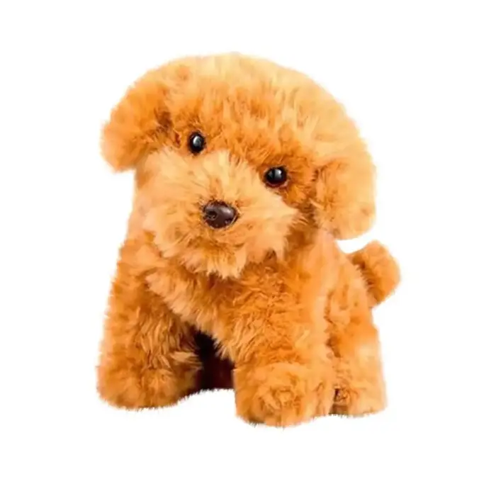 Robot chiot en peluche réaliste interagissant avec des piles AA cadeau pour anniversaire Noël Pâques occasions spéciales pour adultes adolescents