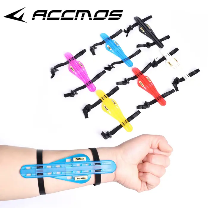 Protège-bras de tir à l'arc DECUT avec sangles réglables pour arc à poulies/arc classique – Accessoires de tir