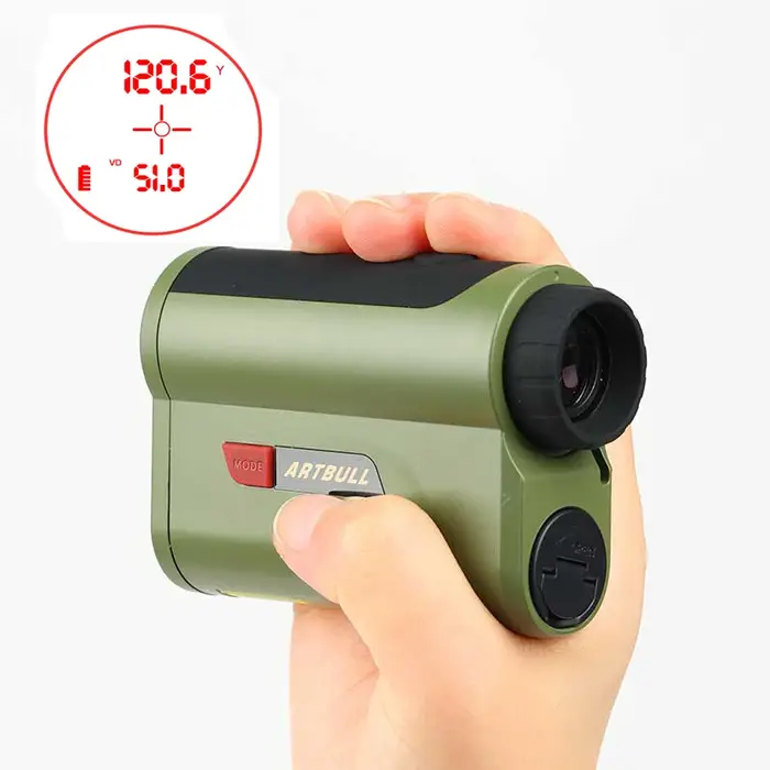 Télémètre Laser à affichage rouge OLED à Amplification 7x, télémètre de chasse pour l'extérieur 2000