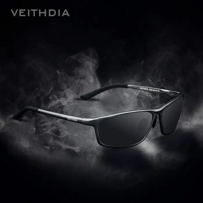 VEITHDIA lunettes de soleil polarisées Vintage pour hommes femmes UV400 Sport lunettes de conduite e