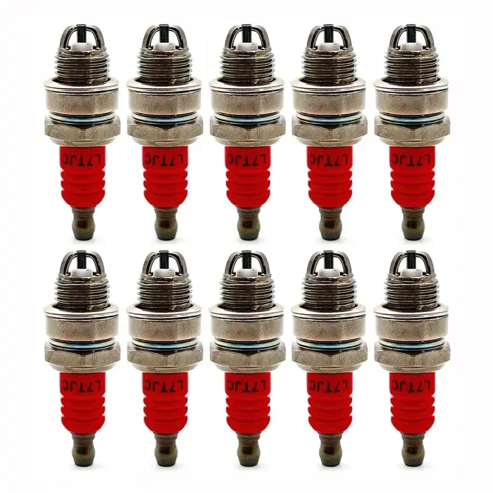 Bougie d'allumage L7TJC pour tronçonneuse à essence et débroussailleuse, 10 pièces