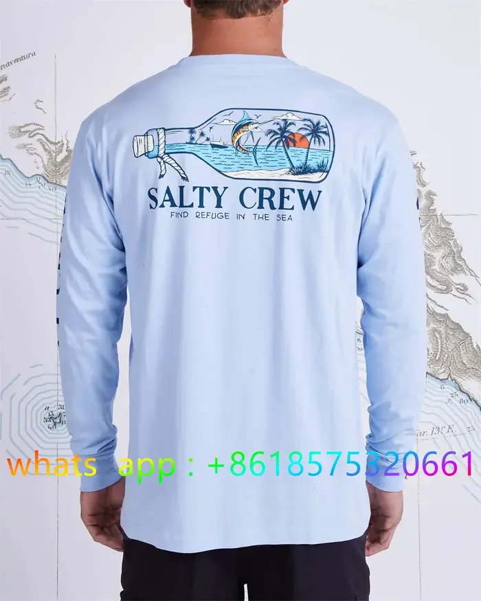 T-shirt de pêche à manches longues pour hommes, chemise de pêche respirante, protection solaire, équ