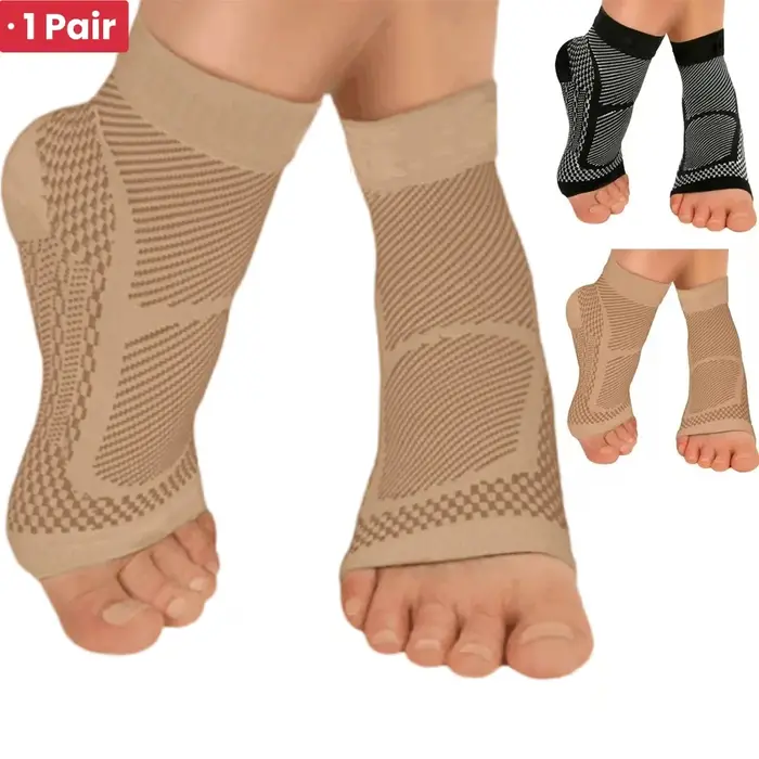 Paire de manchons de compression cheville sport chasse - soutien tendon d'Achille et fasciite plantaire