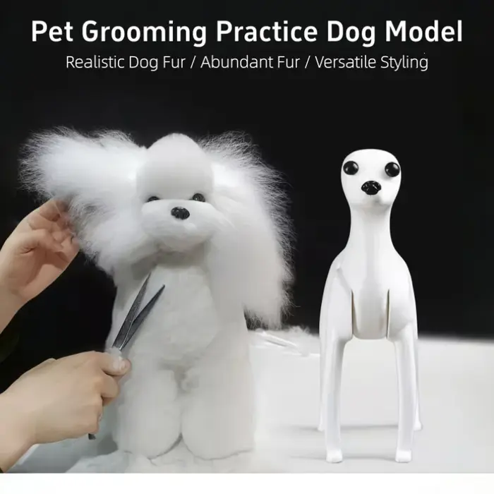 Tête de mannequin professionnelle pour la coiffure des animaux