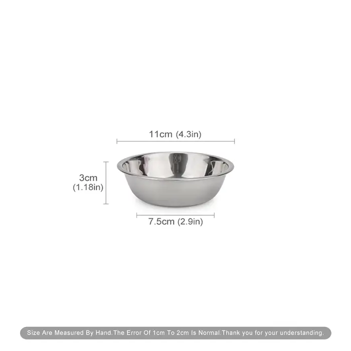 Bol pour chien en acier inoxydable, bol d'alimentation pour animaux de compagnie, nourriture pour ch
