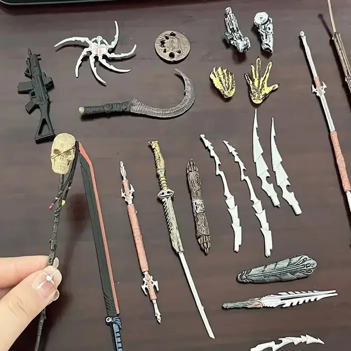 NECA-The Thing Deluxe UlOscar Dog CreMobScale Set, Action Figure Collecemballages, Predator Accessre