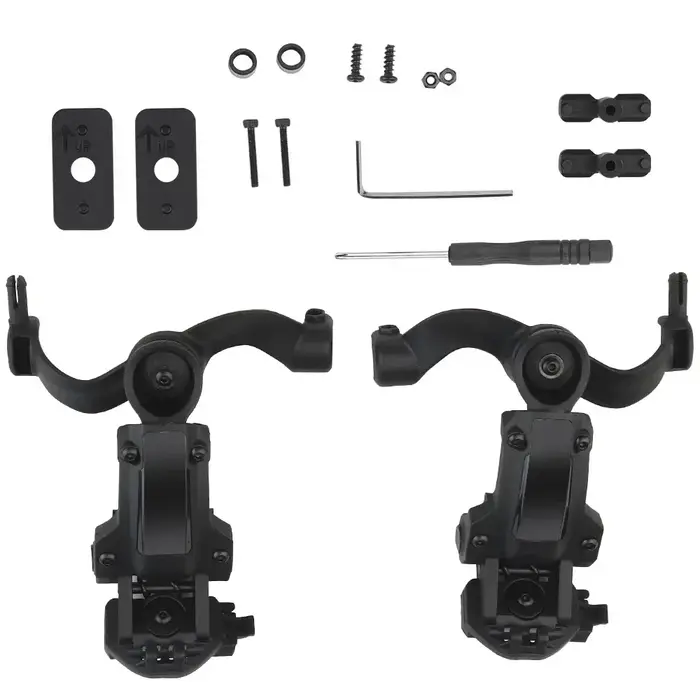 Adaptateur de montage sur Rail de casque tactique à Angle libre, pour casque Earmor sur m-lok ops-co