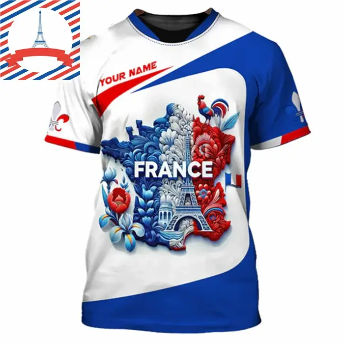 T-shirt homme col ras du cou imprimé coq en 3D nom personnalisé streetwear mode d'été tendance pour hommes femmes occasions spéciales