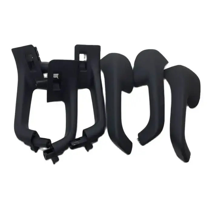 Ensemble de couvercles de poignée de porte intérieure de couleur noire, pour VW Golf 5 GTi MK5 Jetta