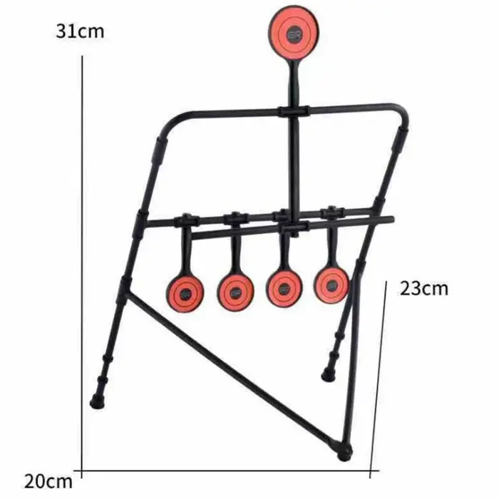 5 plaques enfants pratique BB pistolet tir cible enfants jouets tir formation intérieure auto-réinit