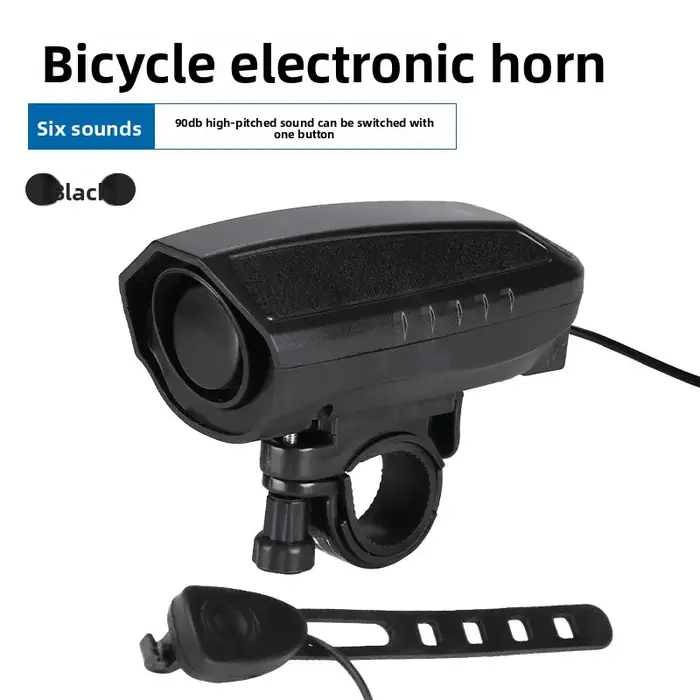 Sonnette de vélo, klaxon électrique, klaxon de VTT, cloche électrique, équipement de cyclisme, klaxo