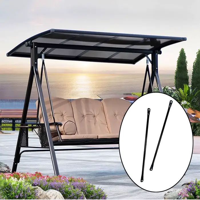 2x tiges de remplacement de balançoire, poteaux suspendus, bras oscillants, tiges métalliques pour s