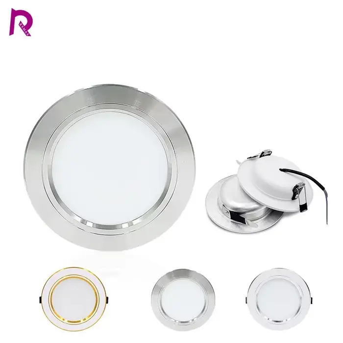 LED Downlight AC110V 220V Ultra-mince 5W 9W 12W 15W 18W DC12V 24V LED plafonnier encastré Downlights