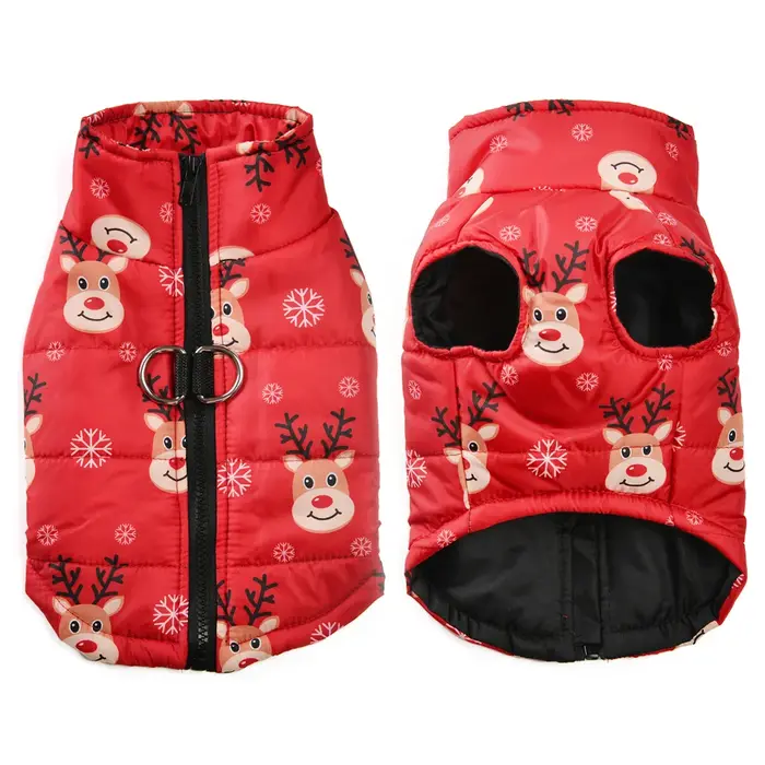 Costume de noël pour animaux de compagnie, pour petits et moyens chiens, manteau de fête du nouvel a