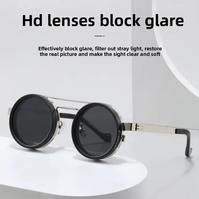 Lunettes de sport polarisées ND2 400 réglables - Protection UV monture métal alpinisme cyclisme dimmable