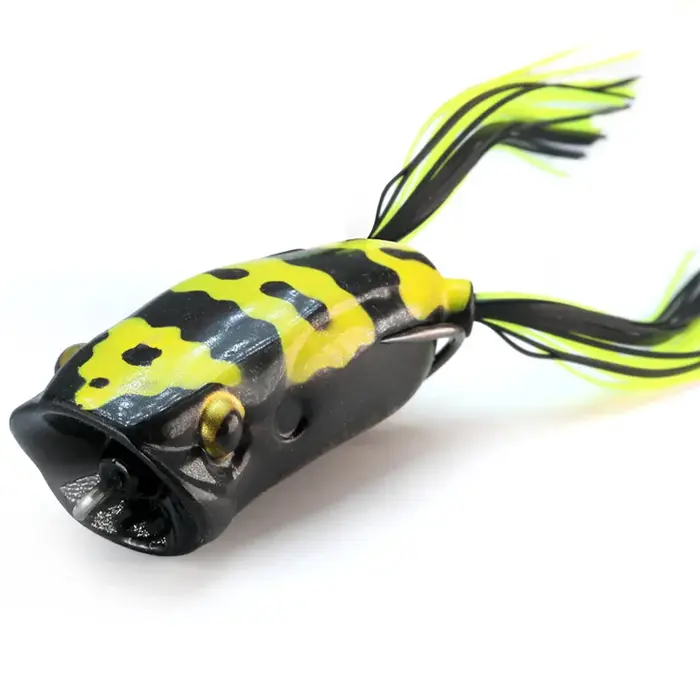 Leurres de pêche grenouille Gamakatsu crochet longue coulée appât artificiel Topwater 16g tracteur P