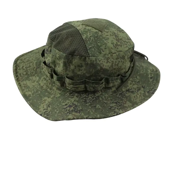 Casque Benny camouflage Tiger Spot - Chapeau tactique EMR russe pour pêche et chasse à large bord