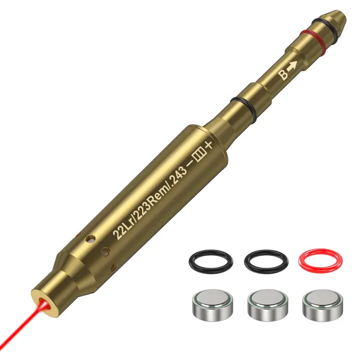 Calibrateur de pistolet et de fusil 22Lr.223Rm.243, outil d'étalonnage Laser rouge-accessoires de ch