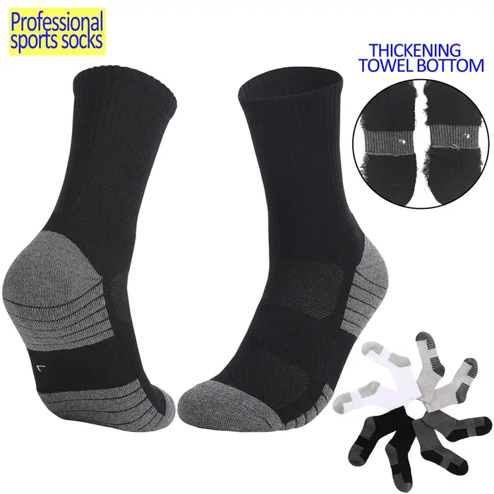 Chaussettes anti-ampoules chasse - 3 paires épaisseur terry boucle antidérapant randonnée longue