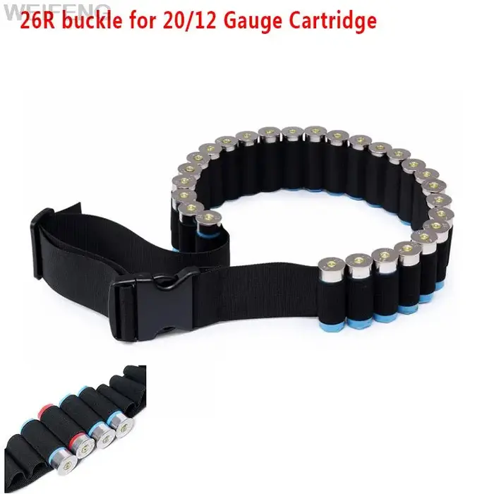 Cartouche de ceinture de calibre 12/20 pour odorrond Dul26 50, support de poudres à coque initiée po