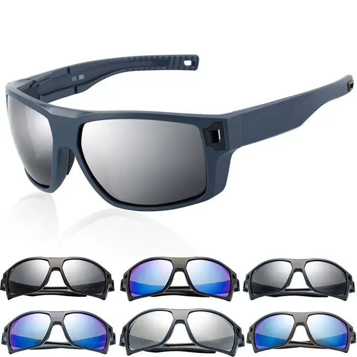 Lunettes de soleil carrées classiques pour hommes, lunettes de soleil de Sport, de pêche, de voyage,