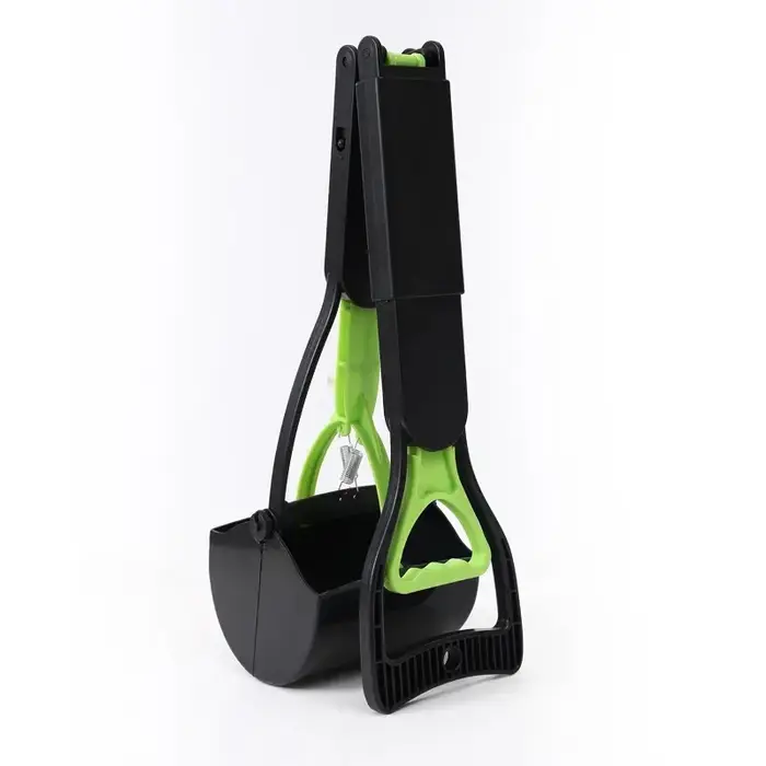 Ramasse-crottes pour animaux de compagnie de 80 cm avec manche long, pelle à crottes pour chien, out