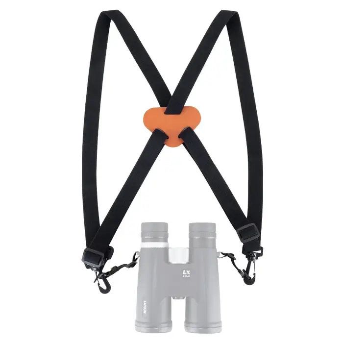 Harnais en X pour jumelles décompression port confortable chasse observation oiseaux appareils photo