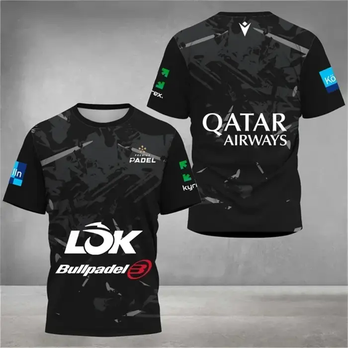 Nouveau T-shirt de tennis pour homme à séchage rapide, vêtement de padel ample d'été, T-shirts de badminton et de course en plein air, haut de sport à manches courtes