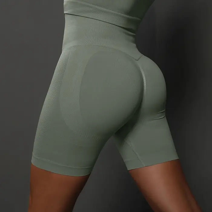 Shorts de Yoga pour femmes, Shorts de sport sans couture, d'entraînement, de gymnastique, taille hau