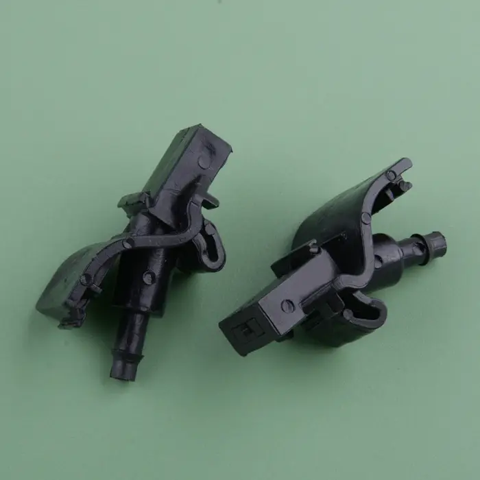 Buse de lave-glace en plastique ABS noir, jet de lave-glace, adapté pour Ford Mustang 2015, 2016, 20