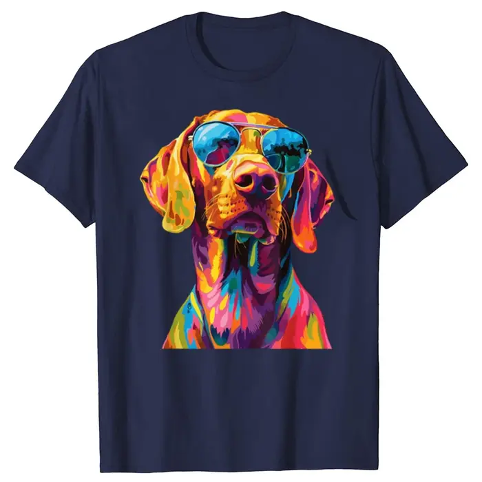 T-shirt graphique de chien Vizsla pour hommes et femmes