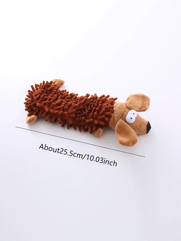 Jouet en peluche sonore pour chien, vadrouille, coque en fourrure, grenouille, hippopotame, fournitu