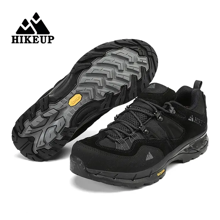 HIKEUP nouveauté chaussures de randonnée en cuir résistant à l'usure Sport de plein air hommes chaus