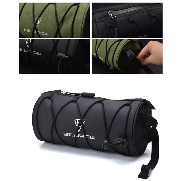 Sac étanche pour tube avant de vélo, sacoche de guidon de vélo, sac de rangement de vélo, grande cap