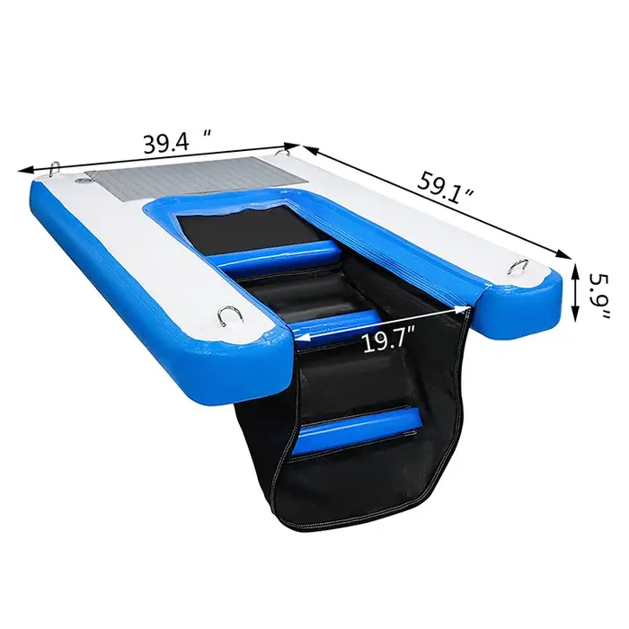 Rampe gonflable pour chien de piscine XL de conception personnalisée