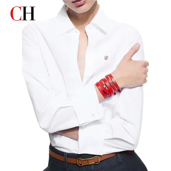 Vêtements pour femmes CH - Chemise blanche boutonnée