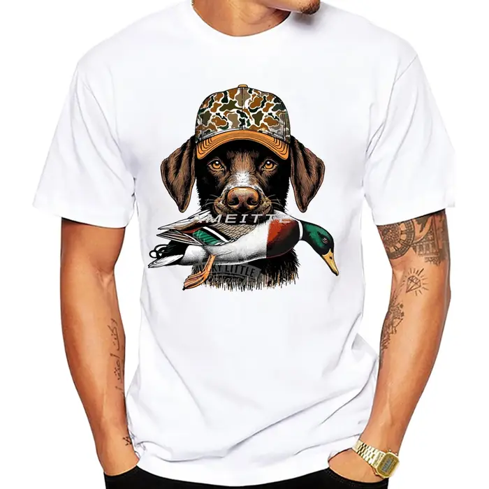 T-shirt homme Pitbull drôle et moderne hip-hop décontracté pour les amoureux des animaux occasions estivales