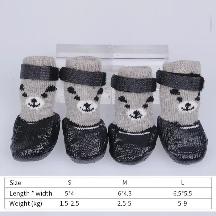 Chaussettes pour chiens pour éviter que les pattes ne soient léchées, chaussons antidérapants pour c