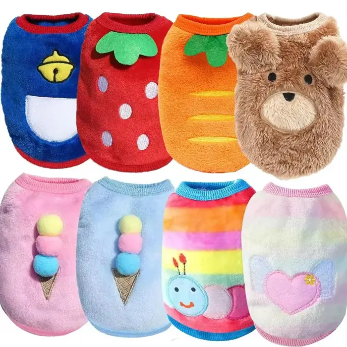Vêtements d'hiver mignons pour petits chiens et chats
