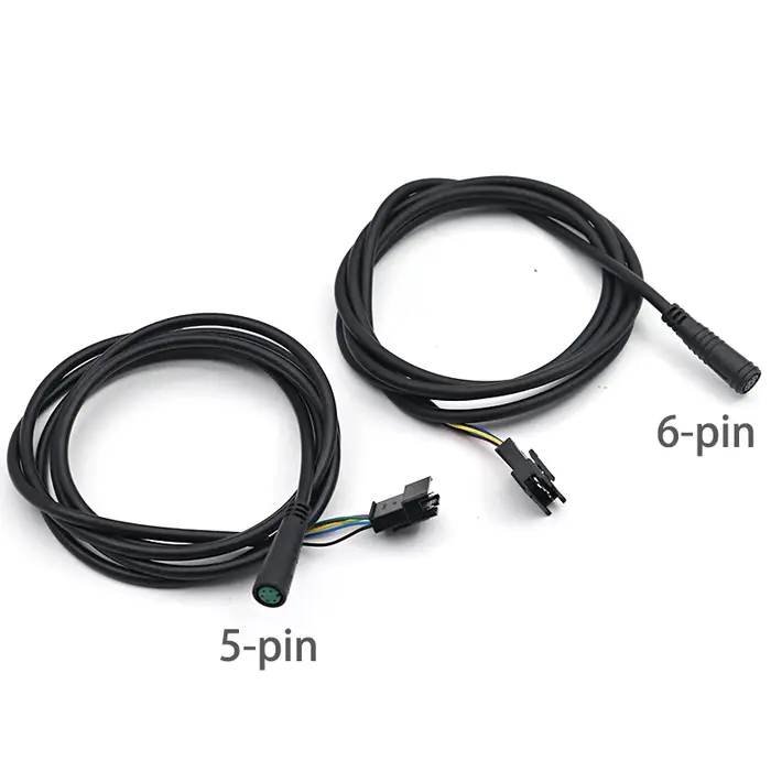 Contrôleur de connexion de ligne d'instrument à 5/6 broches et cordon d'alimentation de panneau LCD 