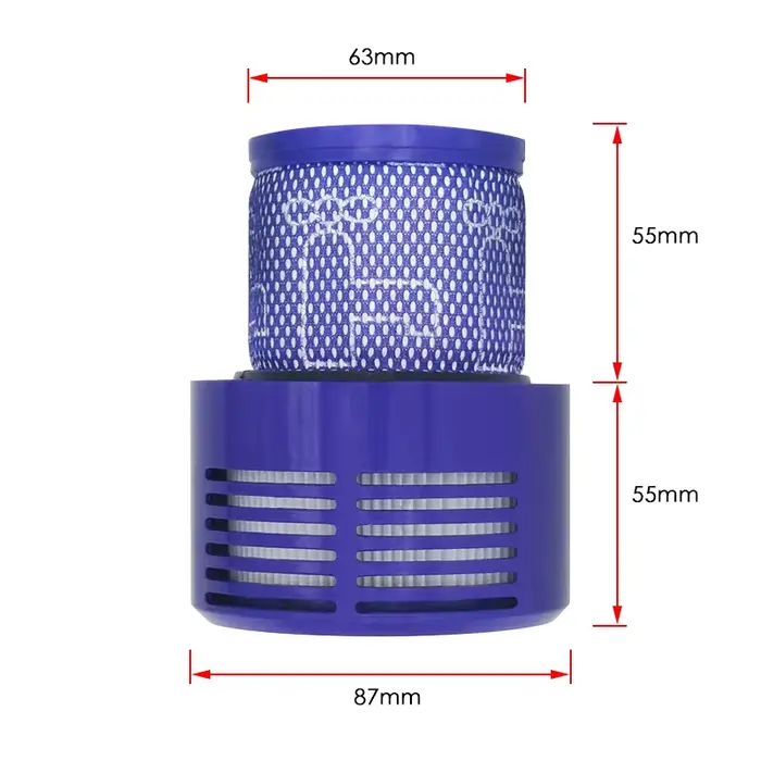 Filtre à poussière HEPA pour aspirateur à main sans fil Dyson V6 V7 V8 V10 V11 V12 SV12 SV14 SV18 Sl