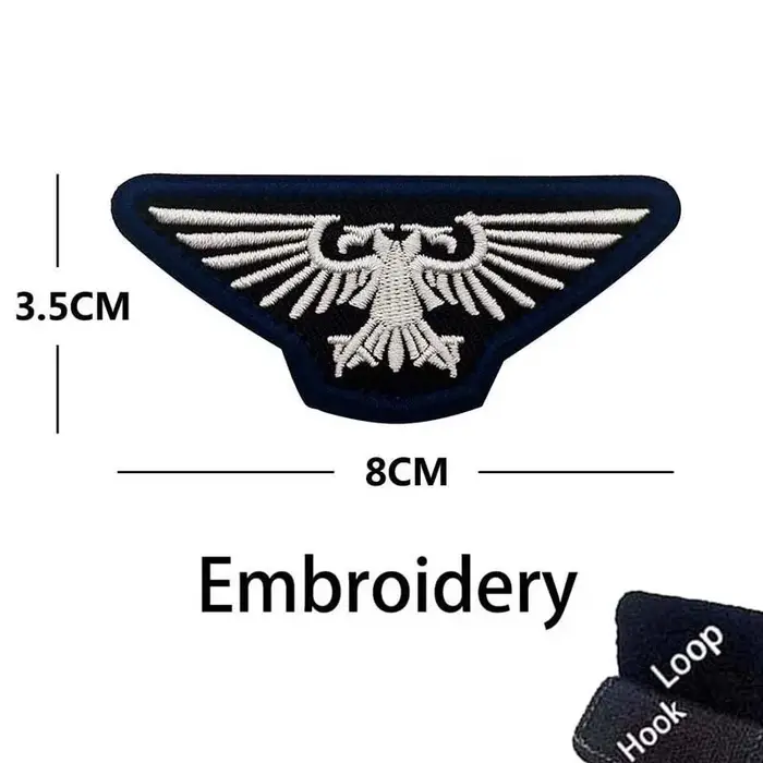Bouclier hibou, coq, canard, escargot, emblème de moral tactique, patchs brodés pour vêtements, Badg
