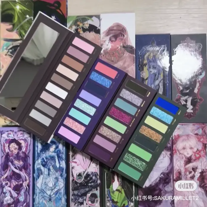 Narimi 10 couleurs fard à paupières Palette mat caméléon miroitant longue durée naturel ombre à paup