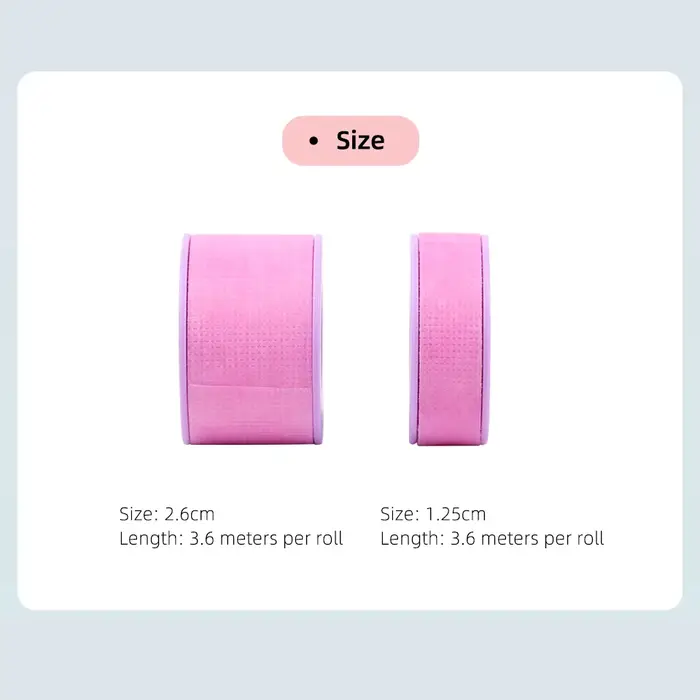 Bande de Gel de Silicone pour Extension de cils, 20 rouleaux/lot, peau sensible, multi-usage, Non ti
