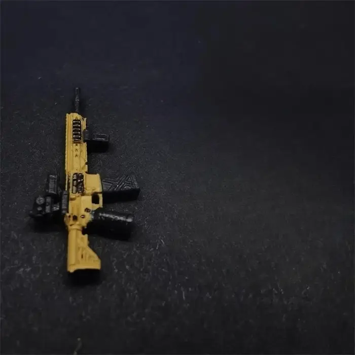 Figurines de soldats à l'échelle 1/50, version d'assaut HK416A8, armes de 4 cm, ne peuvent pas tirer, modèle en plastique