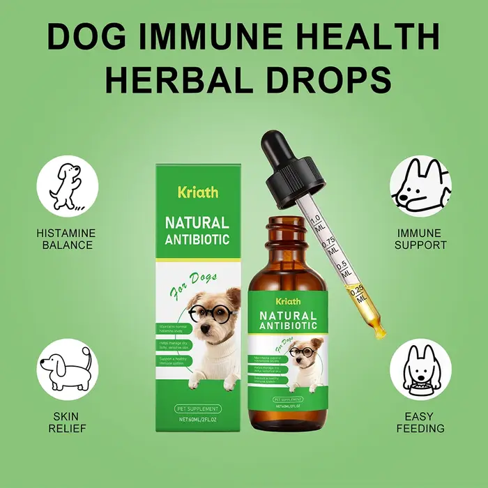Gouttes à base de plantes pour soulager l'anxiété des chiens