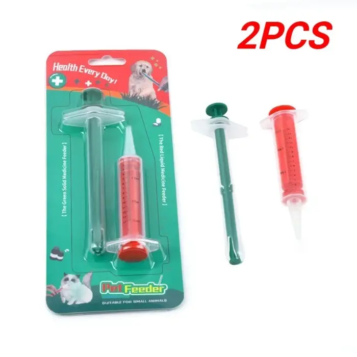 Distributeur de médicaments liquides pour chiens et chats, design sûr et doux avec tête en silicone,