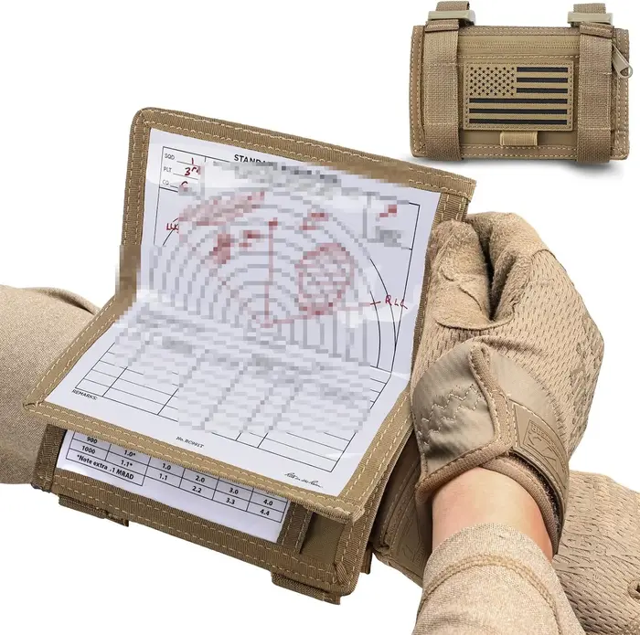 Pochette carte et téléphone bras tactique - Sac de stockage étanche pour équipement de chasse