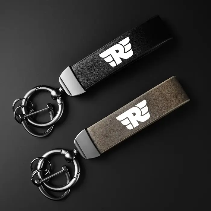 Porte-clés en cuir pour moto, pour Royal Enfield Bullet/Meteor/Classic 350 500 Interceptor 650 Conti