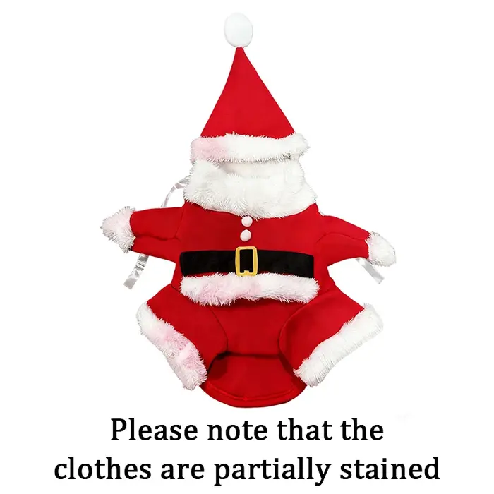 Costume de noël pour chien, vêtements amusants de père noël pour petits et moyens chiens, chats, chi